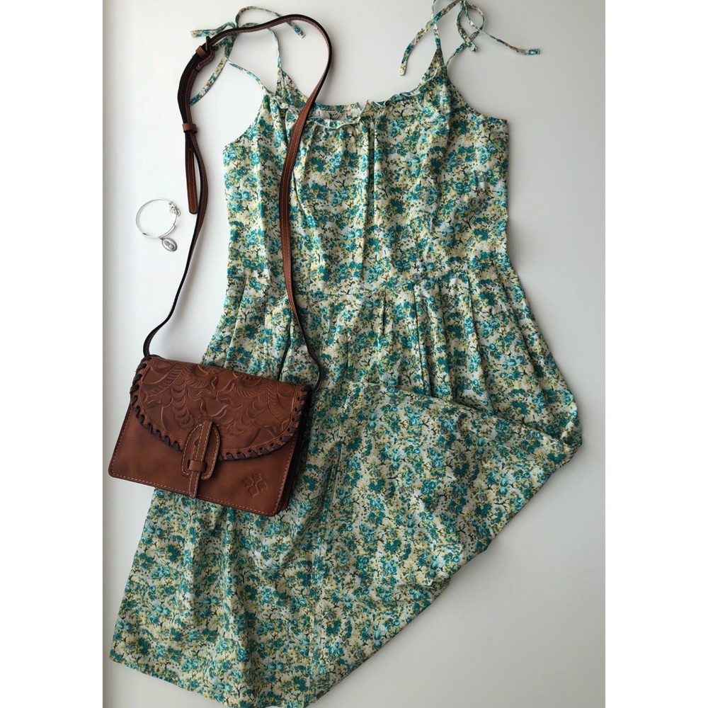 💐SALE! LOFT Yellow and Green Prairie Dress! 🌿☺️